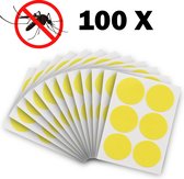 100 anti muggen stickers - citronella pleister deet vrij baby kind veilig - anti mug  pleisters antimug antimuggen armband stekker spray verjager mosquito repellent muggenbescherming muggenstekker tegen muggenstickers ongedierte insecten  bestrijding