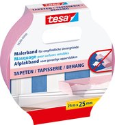 tesa Washi Sensitive Afplakband - 1 stuk - 1 x 25 mm - 25 m