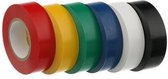 Isolatietape - isolatieband - PVC Tape - 6 delig - 18mm x 3m