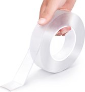 NanoTape™ - original (3m) | Transparante dubbelzijdige tape – Gekko tape – Magic tape – Nano Tape – Montage tape – herbruikbaar en afwasbaar