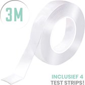 SOLITY® Dubbelzijdig Tape - Montagetape - Extra Sterk - Herbruikbaar - Inclusief Extra’s - Transparant - 3m x 25mm