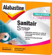 Alabastine Sanitairstrip Tegels en Voegen- Wit - 5 meter