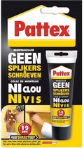 Pattex Geen Spijkers & Schroeven 50g Montagekit Montagelijm - Geschikt voor binnen - Alle materialen - Extreem sterk - Montage lijm - Montage kit