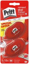 Pritt Compact Lijm Roller Permanent 8.4 mm x 10  m 2nd 1/2 prijs