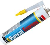 Montagekit - Soudal - Purocol Express - 1k PU Constructielijm - Transparant - Waterdicht - D4 - koker 310ml