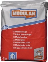 Modulan, Modelgips, Gips, 5kg, Modelier gips, Wit