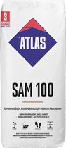 Atlas SAM100 gipsgebonden (anhydriet)egaline 25 KG (5-30mm) Geschikt voor vloerverwarming, beloopbaar na 6 uur