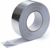 7.5cm x 50m Hittewerende tape aluminium glasvezel versterkt 120C°