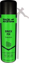 Tackmasters - Steenlijm -  Brick Fix Hand 500 ml - Steenlijm spuitbus - Montagelijm - PU Lijm - Beton lijm - Blokken lijm - Polyurethaan - Pur voor pistool - purschuim spuitbus - bouwschuim -  pu schuim -  pur