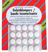 Verlofix Geluidsdemper Zelfklevend 1 Cm Vilt Wit 20 Stuks