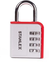 Stahlex Hangslot met cijfercode aluminium 85 mm. - 4 cijferige combinatie