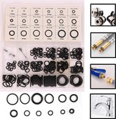 O-ringen set doos - Rubberen ringetjes - Afsluitringen - Intrilrubber - Metrisch - Assortiment - Sanitair rubber - Plumbing ring box