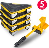 Innovaland ® Meubelroller Set Premium - 4x Meubeltransporter Trolley Transporthulp - 5 Delige Meubelverplaatser - Meubelglijders -  Meubelhondje - Meubel Roller - 800kg -  Kerstcadeau - Voor Mannen - Voor Vrouwen -Kerst Cadeau Voor Man - Vrouw