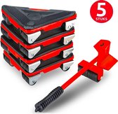 Innovaland ® Meubelroller Set Premium - 4x Meubeltransporter Trolley Transporthulp - 5 Delige Meubelverplaatser - Meubelglijders - Meubelhondje - Meubel Roller - 800kg - Sinterklaas Cadeautjes - Kerstcadeau - Voor Mannen - Voor Vrouwen -Kerst Cadeau