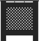 Radiatorombouw 78 cm MDF zwart