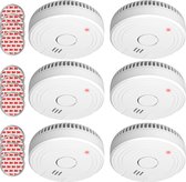 ELRO FS1805 Rookmelder met 5 Jaar Batterij en Magneet Montage - Voldoen aan Europese Norm EN14604 - 6 stuks
