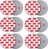 Rookmelder Bevestiging Magneet - Ophangsysteem - Magneten - Montageset - Brandmelder - 3M - 6 Stuks