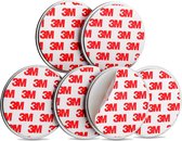 5 Stuks - 3M - 70mm -  Rookmelder Bevestiging Magneet - Ophangsysteem - Magneten - Rookmelder Montage set - Smoke Detector Magnets - Brandmelder