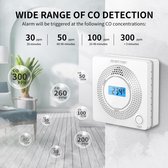 Co meter - Koolmonoxide melder - Co Detector - Voldoet aan Europese Norm EN50291