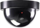 Dummy Camera - Beveiliging buiten en binnen - Beveiligingscamera - Met LED indicator - Zonder baterijen - Nep camera - 35W - Rond - Zwart