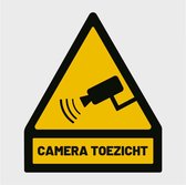 Sticker camerabewaking 10x10 cm | UV & Waterproof | Camera sticker | Camerabewaking sticker | Verplicht bij camera of slimme deurbel | Videobewaking sticker