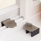Raamslot - Window lock - Beveiliging - Raam - Inbraak - Slot - Schuifraam - Deurslot - 2 stuks