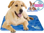 Cool Dog Koelmat 24/7 - 90x60 cm - L - Blauw