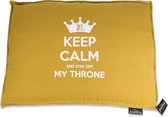COVER BOXBED KEEP CALM 90X65 HONEY YELLOW