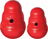 Kong Wobbler - Hondenspeelgoed - Rood - S - 15 x 11 cm