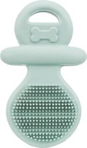 Bijt Fopspeen Natuurrubber Mint groen 9 cm ( Honden bijtring puppy )