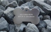 Keltora Pets Aluminium penning Botje Silver KPBNSI-S