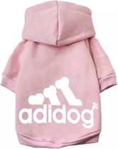 Hoody voor honden - Adidog roze - Maat S