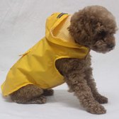 Honden Regenjas Geel - Honden Poncho - Maat M