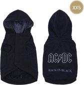 AC/DC - Honden Hoodie - S (Lengte 32cm - Borst 50-58cm)