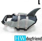 Zwemvest voor uw hond - model haai met vin (L)