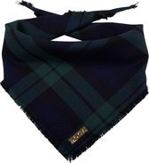 DOGA Honden bandana - Bandana voor honden - Honden sjaal - Halsdoek hond - Mossy Tartan - Maat SM