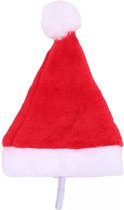 Kerstmuts Hond - Dierenkleding - Rood/Wit - 20 x 13 cm