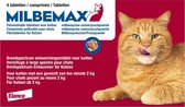 Milbemax volwassen kat van 2 kg tot 12 kg - 1 st à 2 X 2 Tabletten