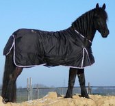 LuBa Paardendekens Regendeken / Winterdeken - Luba Extreme Turnout 1680D - FRIES PAARD - 150gram - Zwart - 195 cm