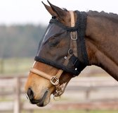 QHP Vliegenmasker zonder oren - zwart - Cob