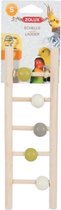 Zolux Vogelladder 5 Treden 23,5 X 7 Cm Hout Naturel