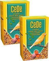 Cede Eivoer Kanarie - 2 St à 1 kg - Vogelvoer