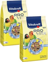 Vitakraft Pro Vita Agapornis - Vogelvoer - 2 x 750 g