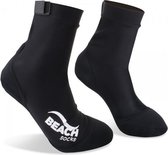 Beach Socks Lang - Beachsokken - zwart - maat 40-42