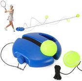 FitPure Tennistrainer + 2 Tennisballen Met Elastiek - Tennis Trainer Voor Buiten En Binnen - Extra Stevig - Gemakkelijk Te Gebruiken