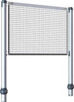 Gard & Rock Uitschuifbare Sport Palen met Net - Sportnet voor Badminton, Volleybal, Tennis - Aluminium