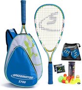Speedminton S700 set - speedbadminton - crossminton - speed badminton- geel/groen/blauw