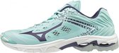 Mizuno Wave Lightning Z5 indoorschoenen dames mint/marine