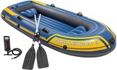 Intex Challenger 3 Opblaasboot - 3-Persoons - Blauw/Geel