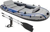 Intex Excursion opblaasboot - 5 Personen - Grijs